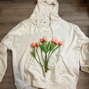Aerie white hoodie